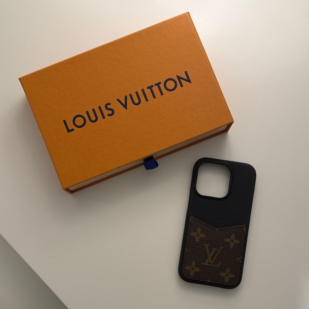 Louis Vuitton Black and Brown Phone Case